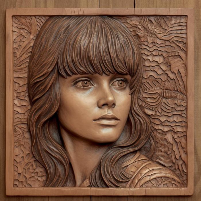 Famous (Linda Ronstadt 1, 3DFMS_6280) 3D models for cnc